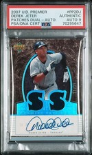 2007 UD Premier Premier Patches Derek Jeter /25 Yankees