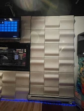 Sea Wave Acoustic Sound Panels for Studio Wall