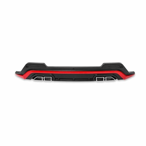 For Toyota Highlander 2020-2022 Black&Red Rear Bumper Diffuser Spoiler ...