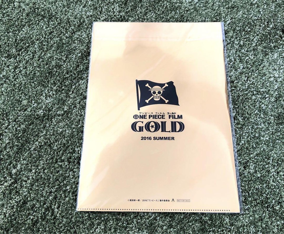 One Piece Film Red/Gold Clear File Folder Set eBay