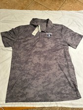 ADIDAS GOLF Men's NIGHT CAMO Short Sleeve Polo Shirt Black Halo Mint Sz XL NWT