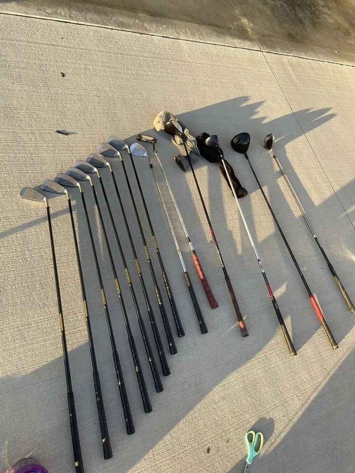 Palos de golf Lincoln de gran tamaño con eje paragon para zurdos. Cuña de 3 lanzamientos. Foto 4 de 4