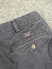 Polo Ralph Lauren Pants Mens 38x34 Blue Hammond Pant Cuffed Pleated Chino Preppy
