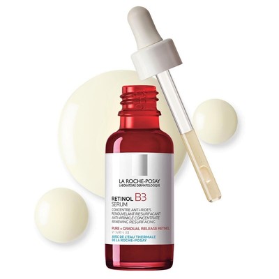 La Roche-Posay Pure Retinol Face Serum with Vitamin B3. Anti Aging Face Serum fo