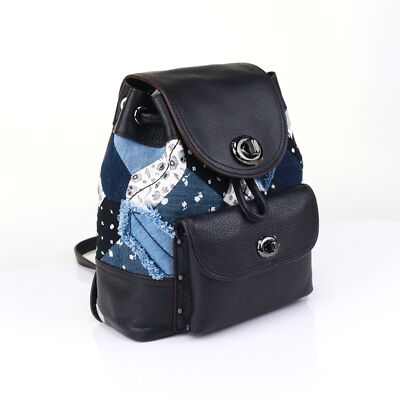 NWT Coach Denim Patchwork Backpack Daypack LIMITED EDITION