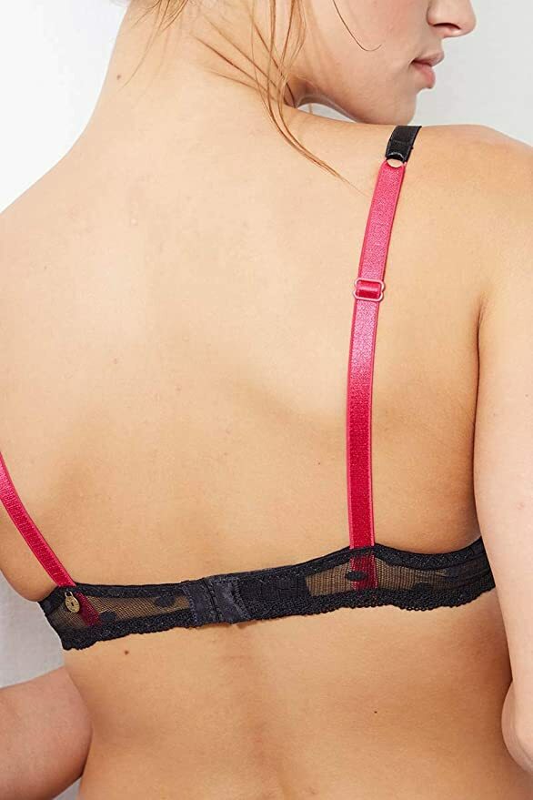 Soutien-gorge Dentelle BARBARA Suzy Noir 90C - Style Balconnet Sans Armature, Neuf Avec étiquettes