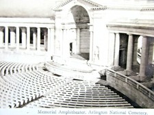 1924 MEMORIAL AMPHITHEATER ARLINGTON NATIONAL CEMETERY RPPC Real Photo postcard