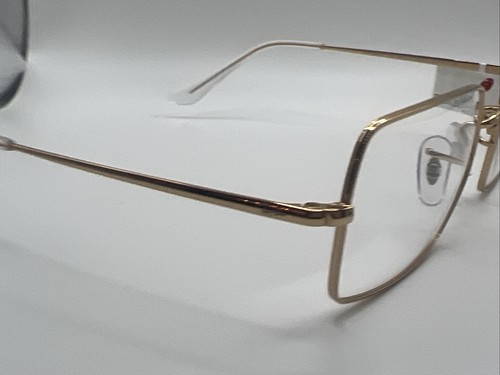 Rayban 1969V Rectangle Gold 3086 51/19 140 Womens Eyeglass Frames LL5 - Picture 7 of 17