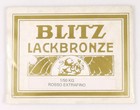 PRL) ROSSO EXTRAFINO 1/50 kg BLITZ LACKBRONZE ARTE ART BELLE ARTI DECORAZIONE