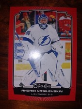 2022-23 O-Pee-Chee Hockey Red Border #39 Andrei Vasilevskiy 