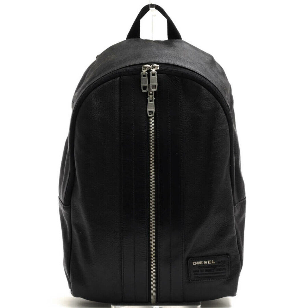 Diesel Men Leather Bag Black X04333PR013 TWICE L-BACK ROUND Diesel Men Leather Bag Black X04333PR013 TWICE L-BACK ROUND