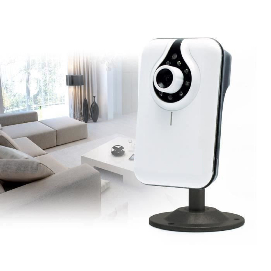 Caméra IP Blyss pour surveiller la maison à distance sur PC et mobile
