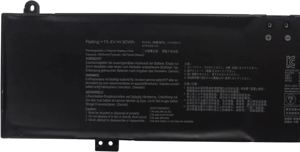 Аккумулятор для Asus ROG Strix G513 G513IM G513IR G713 G713QR G713QM C41N2013 15,4 В - Изображение 4 из 4