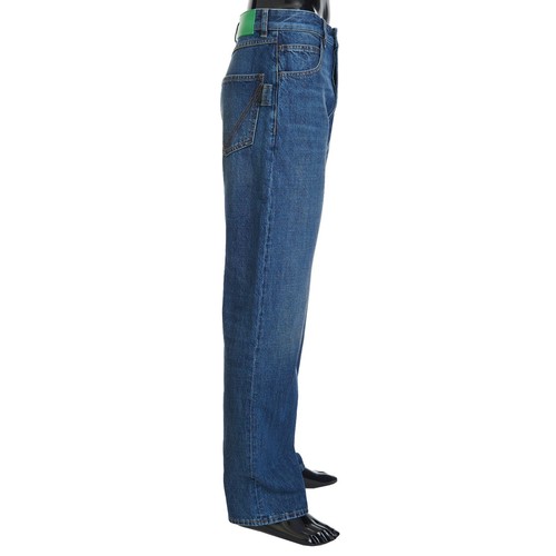 Jeans BOTTEGA VENETA 900$ blu indaco medio lavaggio denim dritto - Foto 7 di 14