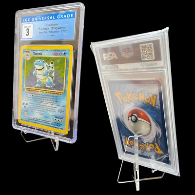 Pokemon: Graded Card Display Stand - Acrylic - PSA, CGC, GetGraded,  Toploader | eBay
