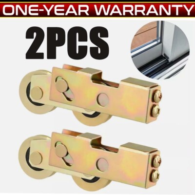 Sliding Door Tandem Roller Assembly, 1-1/4'' Precision Steel Ball Bearing Roller.