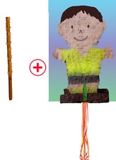 Boy kids nino Pinata Pi ata Pull string Hit WITH OPTION OF STICK