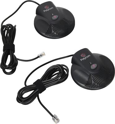 Polycom Erweiterungs-Mikrofon Set für Soundstation 2 Konferenztelefon NEU OVP
