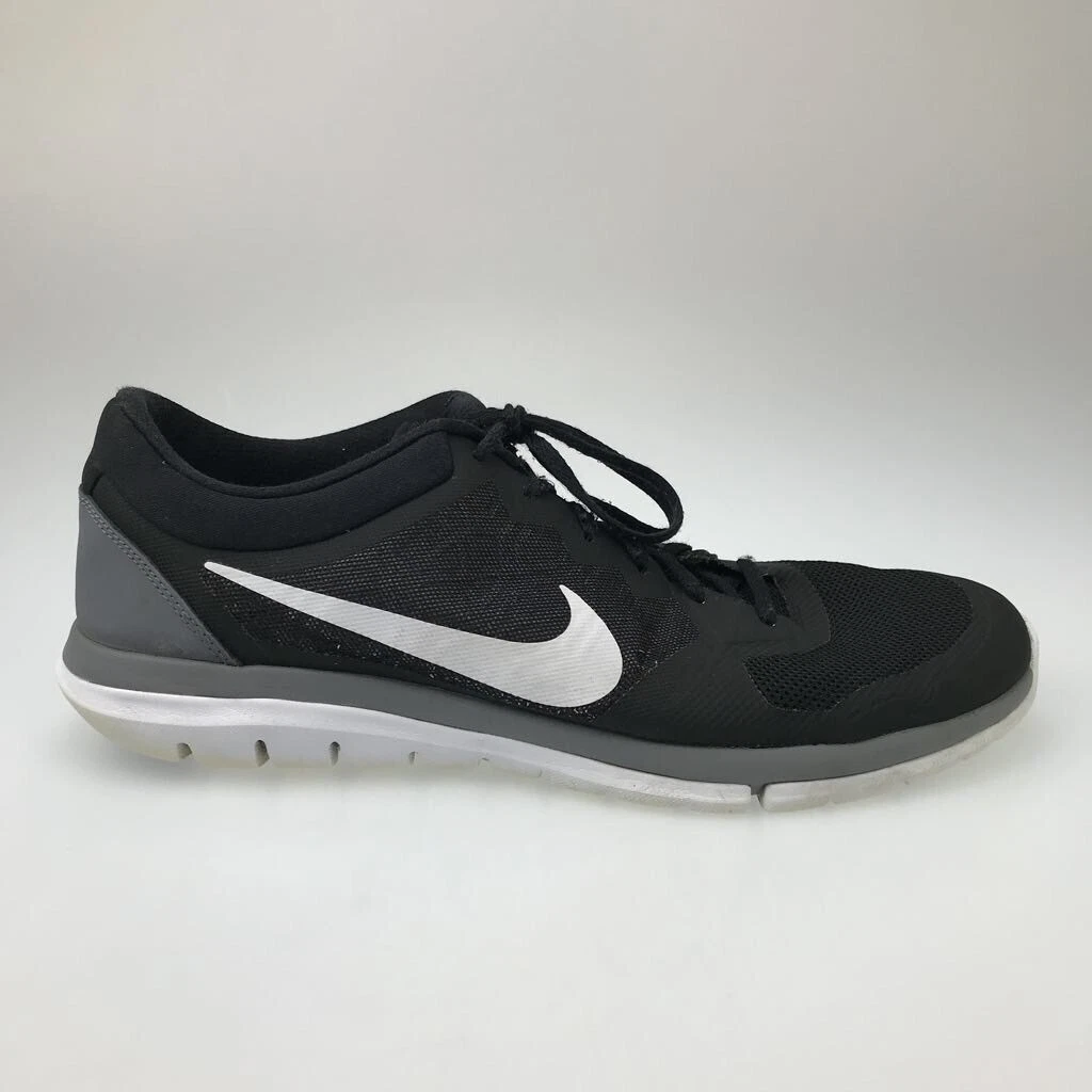 Nike Mens Flex 2015 Rn Shoes Black 709022-001 Lace Low Top Sneakers 14M | eBay