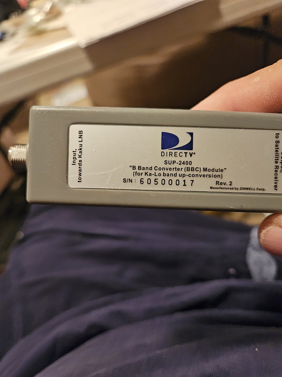 DIRECT TV SUP2400 B Band Converter Module BBC For KaLo band up