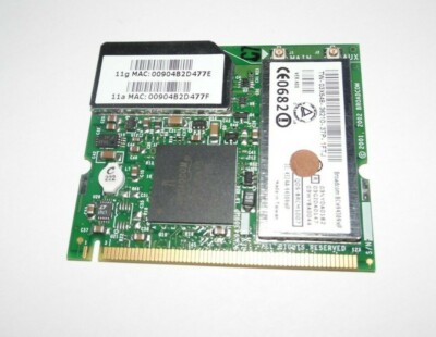 LOT of 5 Broadcom Mini PCI Wireless Card BCM94309MP DP/N 3X548