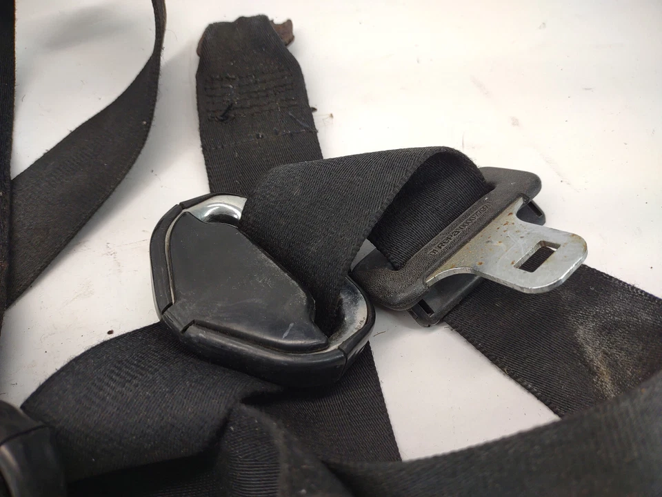 Par de asientos retráctiles delanteros izquierdo derecho Porsche 924 944 negro OEM 77-91  Foto 4 de 4