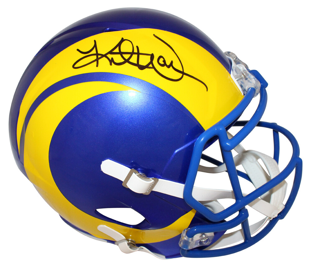 Kurt Warner Autographed Signed St. Louis Rams F/S Helmet Beckett 