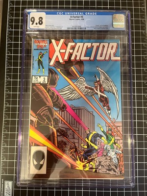 X-FACTOR # 3 CGC 9.8 # 443490006 WHITE Pages Ron Frenz & Joe Rubinstein cover