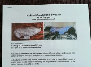 greyhound jumper knitting pattern