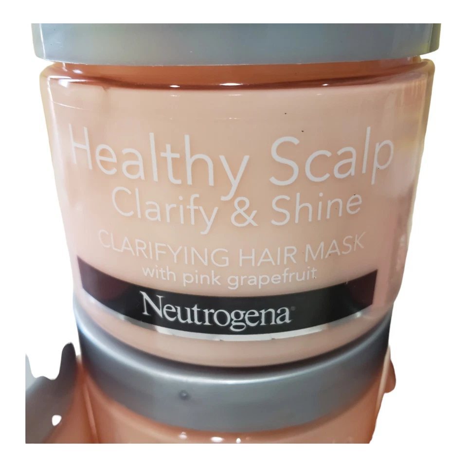 4 Neutrogena Mascarilla Clarificadora de Cuero Cabelludo Saludable Rosa Pomelo Graso Nueva Foto 2 de 4