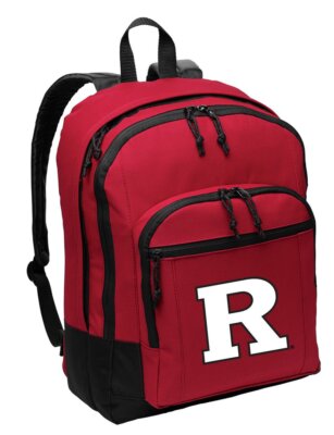 Rutgers Backpack   Scarlet Knights Medium Classic Bookbag