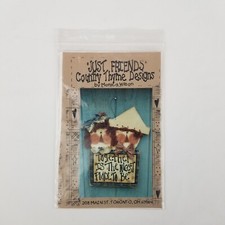 Vintage Just Friends Country Thyme Designs Together is the Nicest... Pattern