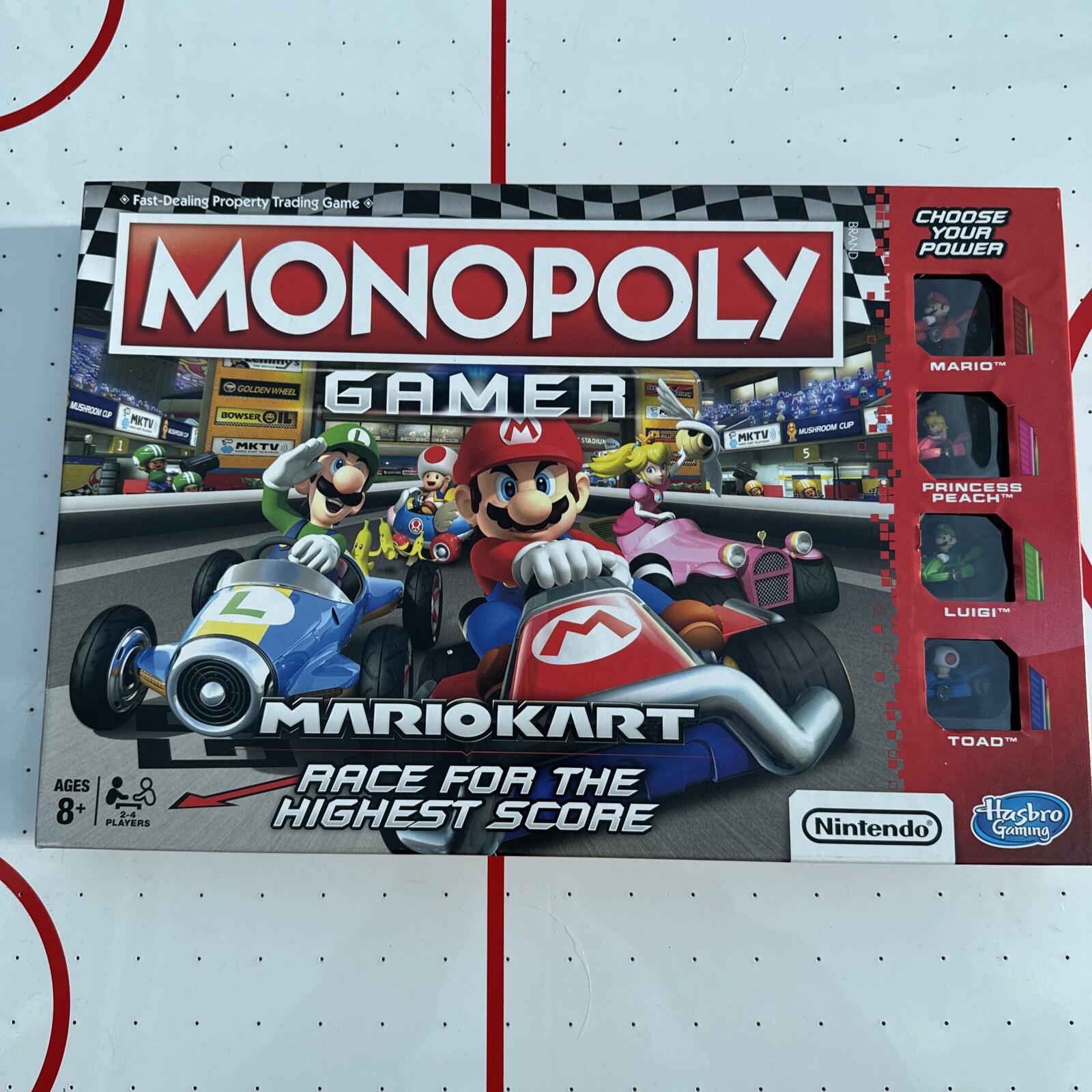 Monopoly Gamer Mario Kart Board Game  Hasbro All Complete Free Delivery