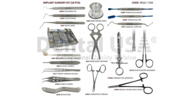 DentalUSA IMPLANT SURGERY KIT (18 pcs)