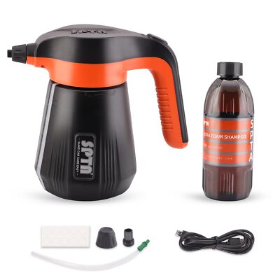 	SPTA Electric Pressurized Soap Sprayer - 2.25L/76 oz Cordless Car Foam Sprayer	