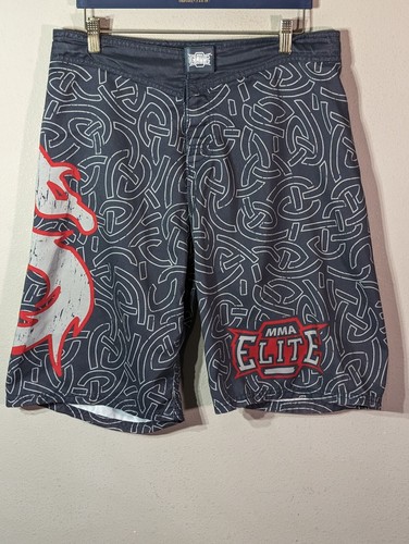 Wicked Y2K MMA Elite Med Training Grappling Jiu Jitsu BJJ Dragon Boardshorts - Bild 1 von 9