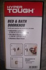 NIB Bedroom Doorknob Stainless Steel Finish Hyper Tough — photo 2