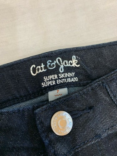 NWT CAT JACK GIRLS SUPER SKINNY STRETCH JEANS SIZE 7 - Picture 2 of 5