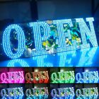 Rgb 30"x10" Large Led Open Signs for Business Super Bright Unique Design Rgb .