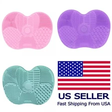 Makeup Brush Cleaner Mat Make Up Cleaning Pad Cosmetic Cleaning Pad -US SELLER