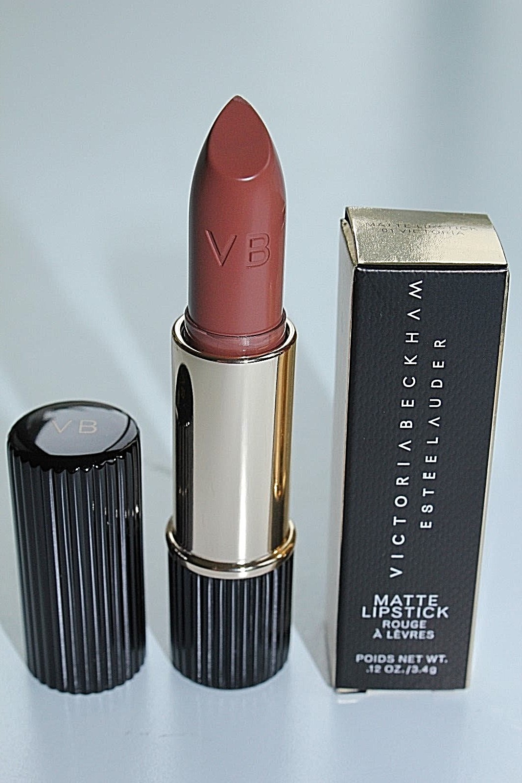 Cassis Color Lipstick NIB Authentic VICTORIA BECKHAM X ESTEE LAUDER Lipstick Black Cassis or ...