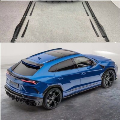 Carbon Fiber Car Side Skirts Wings for lamborghini urus 2018-23