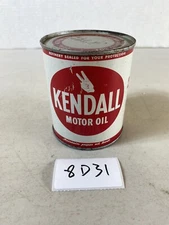 rare Kendall Motor Oil Bradford MM-MS-DG Can HD-1 Duel Action 8D31