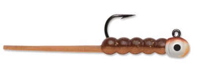 2 Packs VMC Pro Series Wax Tail Ice Fishing Jig 1/100 OZ Mayfly