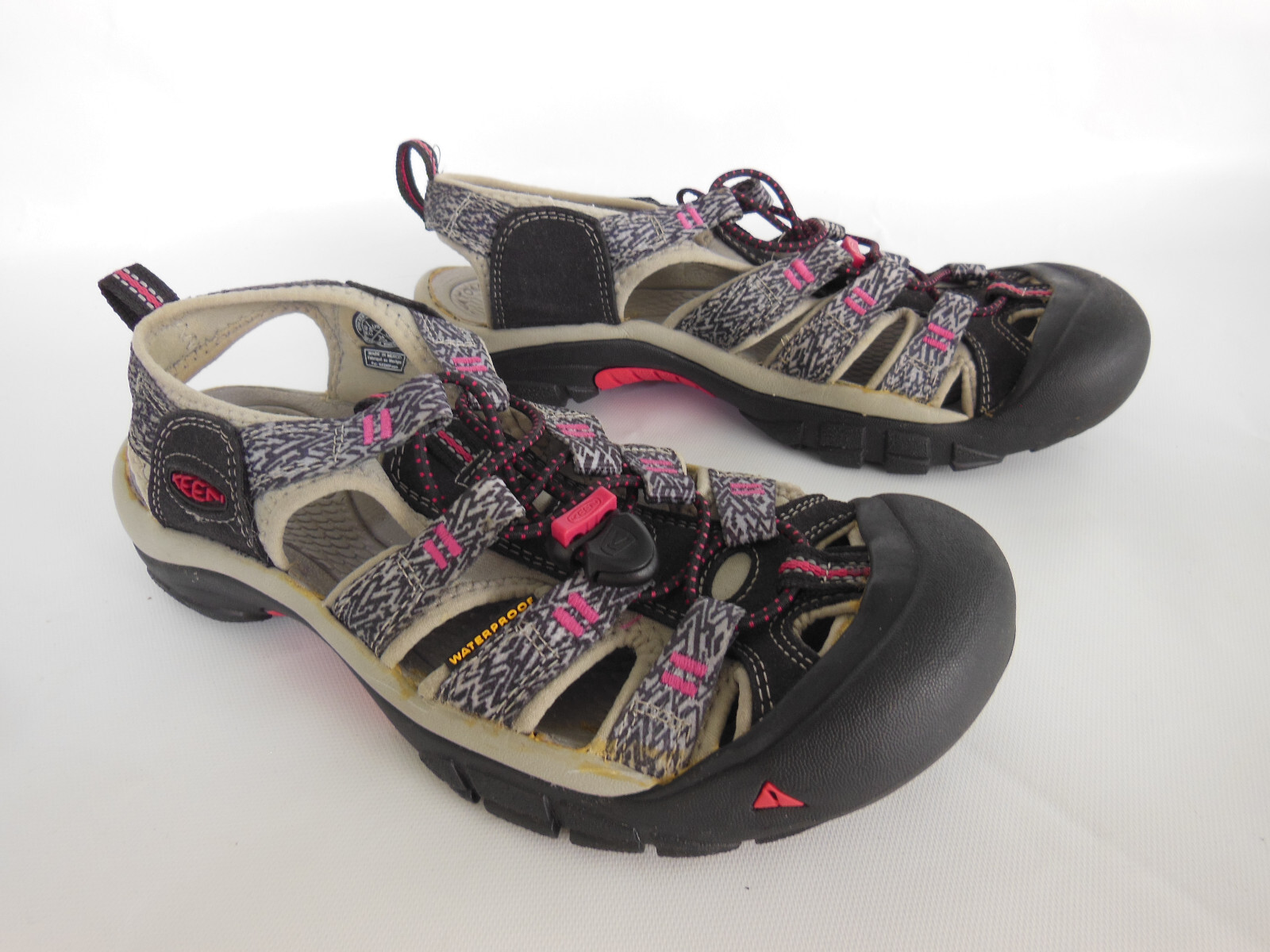 Sandalo sportivo Keen donna tg 7 Newport H2 impermeabile escursionismo rosa e nero