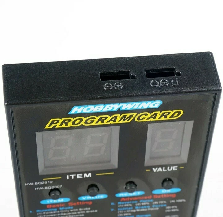 Hobbywing Program Card XERUN and EZRUN Series 2C also for jlb cheetah/j3 speed - Image 4 of 4