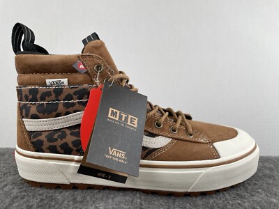 Vans Sk8-Hi MTE-2 Waterproof Shoes Boot Men's 9.5 Women 11 Leopard