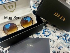 Like New Dita Freebird Gold Women Sunglasses ...