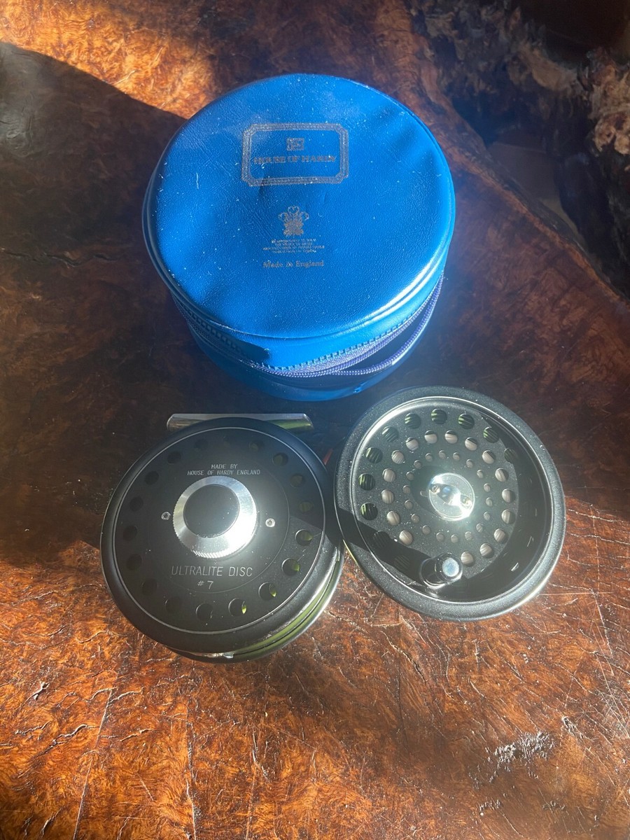 Hardy Ultralite #7 Trout Fly Reel & Spool With Float & Sink