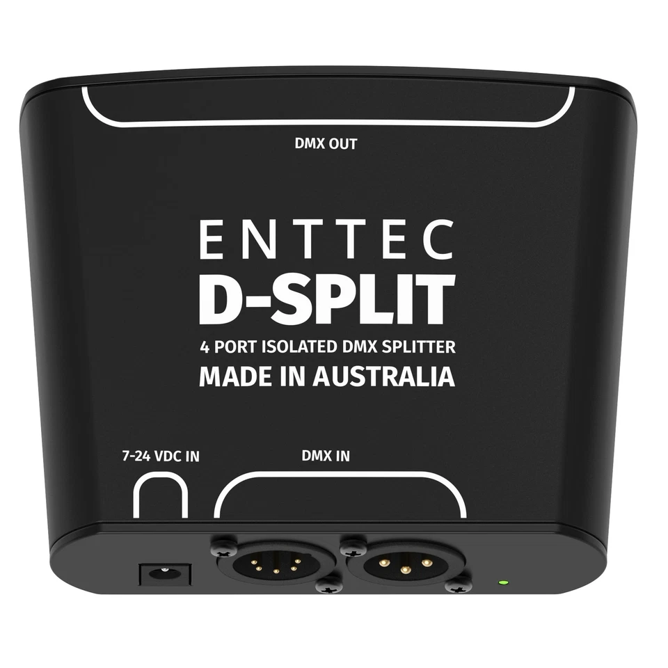 Enttec D-Split 70579, 4 Port DMX Isolated Splitter & Repeater (5-Pin) - Image 2 of 4